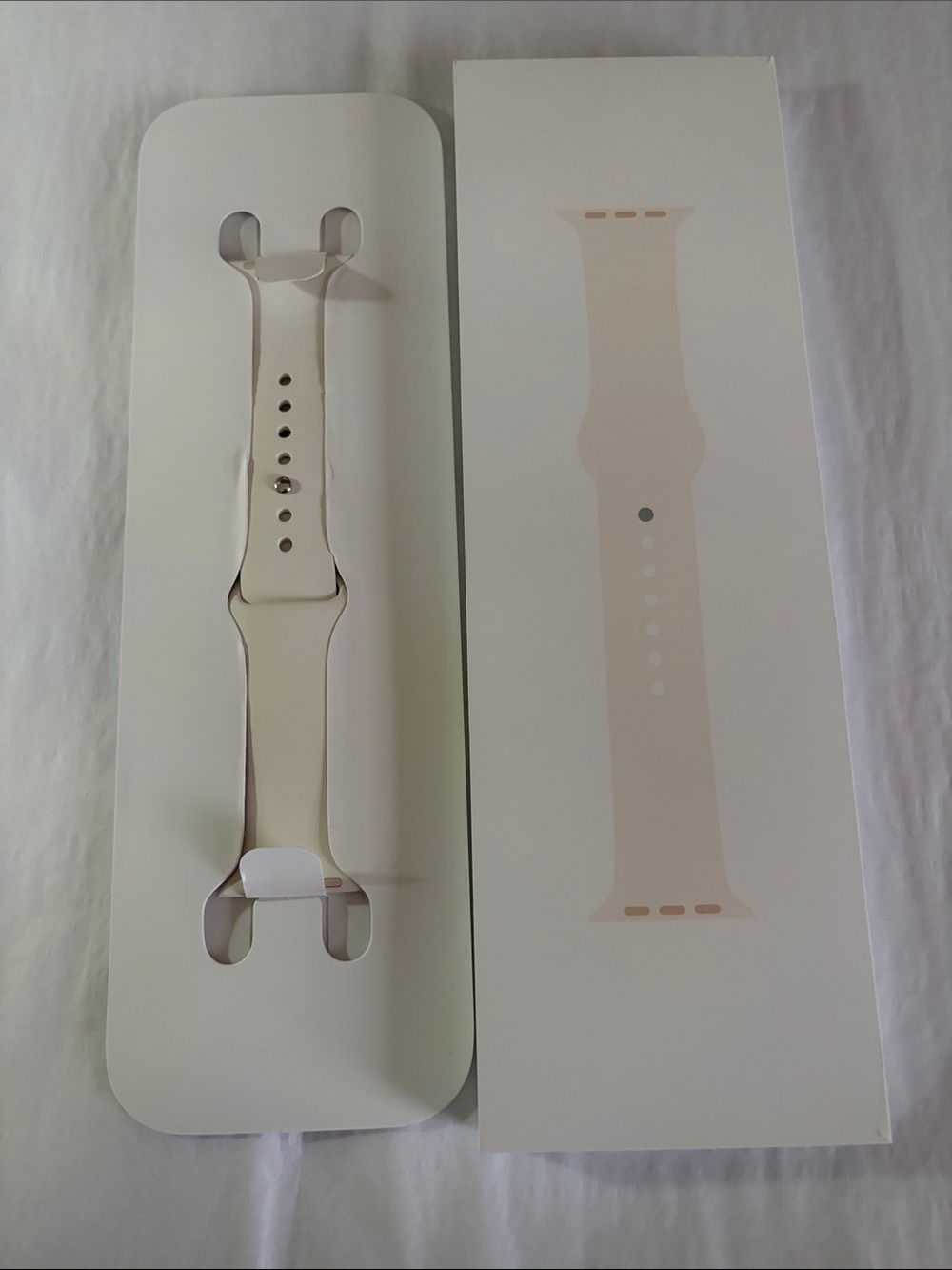 Apple Watch Sport Band Size S/M 42 MM Light Blush NIB
